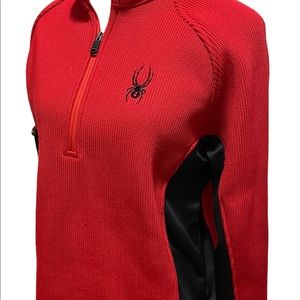 Red Spyder Half Pull Knit Jacket Sweater | Men or Women’s | Size Large